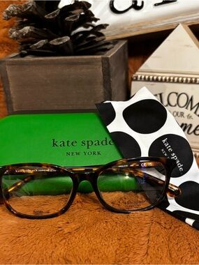 Kate Spade Havana/Dark Havana Haisley/F RX Frames